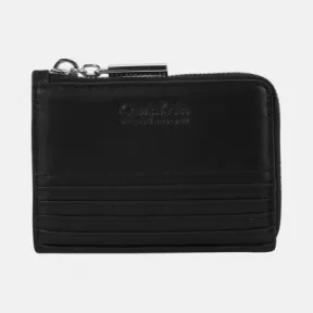 卡尔文·克莱恩/Calvin Klein 女士纯黑短款钱包/票夹 GP0125 R5400-CKCK